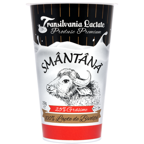 Smantana bivolita 25% Transilvania 250gr
